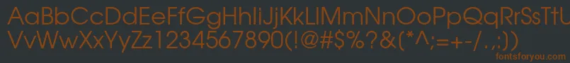 TexgyreadventorRegular Font – Brown Fonts on Black Background