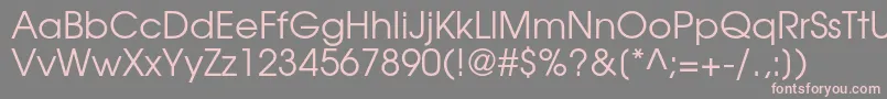 TexgyreadventorRegular Font – Pink Fonts on Gray Background