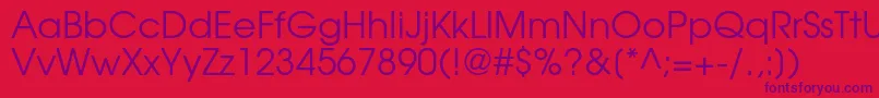 TexgyreadventorRegular-Schriftart – Violette Schriften auf rotem Hintergrund