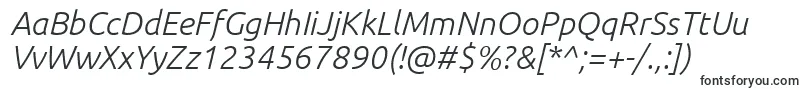 UbuntuLightItalic-fontti – Alkavat U:lla olevat fontit