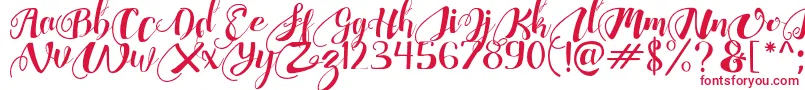 ChocolateHeartFree Font – Red Fonts