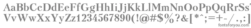 UkrainiankudriashovBold Font – Gray Fonts on White Background