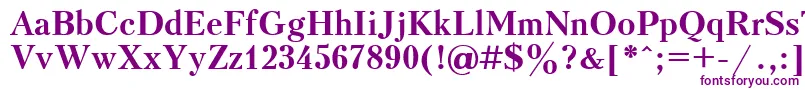 UkrainiankudriashovBold Font – Purple Fonts on White Background