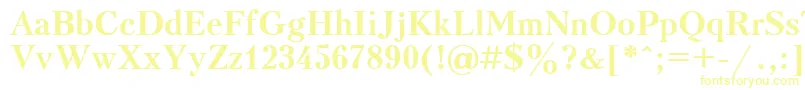 UkrainiankudriashovBold-Schriftart – Gelbe Schriften