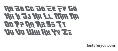 Обзор шрифта Omegaforceleft11