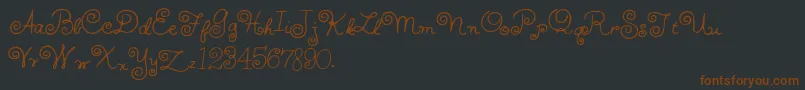 Más sobre la fuente HffWhirlyWhorl fuente HffWhirlyWhorl – Fuentes Marrones Sobre Fondo Negro