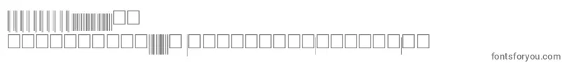 フォントUpcep72xtt – 白い背景に灰色の文字