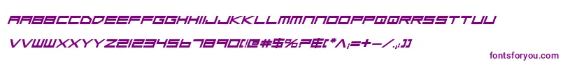 Lgsbei-fontti – violetit fontit valkoisella taustalla