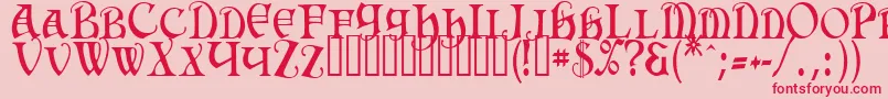 More about HermiaTM Font HermiaTM Font – Red Fonts on Pink Background