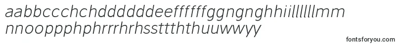 Шрифт StiluLightoblique – валлийские шрифты