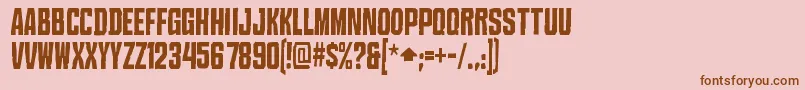 Más sobre la fuente CroteauRegular fuente CroteauRegular – Fuentes Marrones Sobre Fondo Rosa