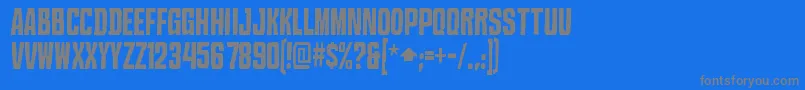 Подробнее о шрифте CroteauRegular Шрифт CroteauRegular – серые шрифты на синем фоне