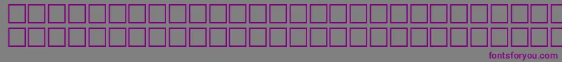 Шрифт HahnRegular – фиолетовые шрифты на сером фоне