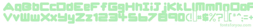 Ursabrushsans Font – Green Fonts on White Background