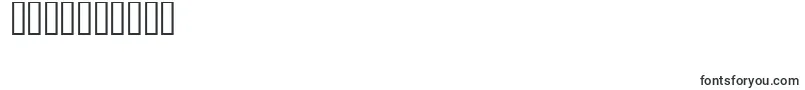 DominoFladKursivOmrids-Schriftart – Schriften für Zahlen und Nummern