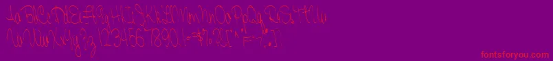 Más sobre la fuente FairRegular fuente FairRegular – Fuentes Rojas Sobre Fondo Morado