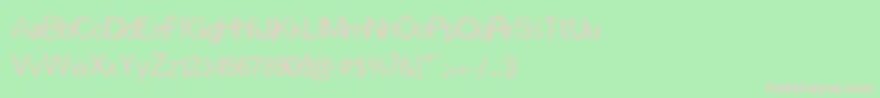 Espinas Font – Pink Fonts on Green Background