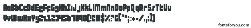 Шрифт AlphaTaurusCondensed – квадратные шрифты