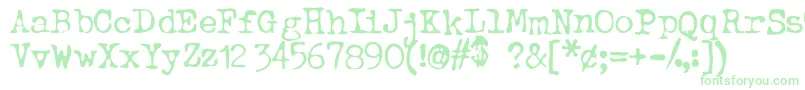 Weitere Informationen zur BtdBeezwax-Schriftart BtdBeezwax-Schriftart – Grüne Schriften