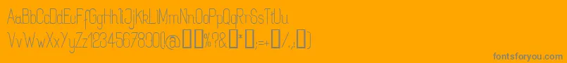 Rogarg Font – Gray Fonts on Orange Background