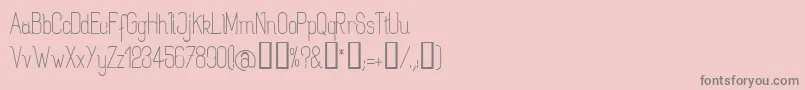 Rogarg Font – Gray Fonts on Pink Background