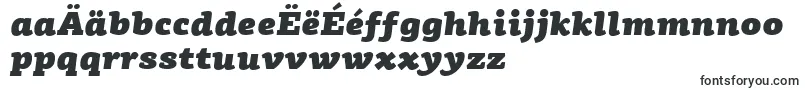 PfagoraslabproUltrablackitalicフォントについての詳細 フォントPfagoraslabproUltrablackitalic – マケドニア文字