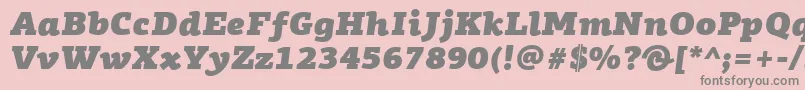 Más sobre la fuente PfagoraslabproUltrablackitalic fuente PfagoraslabproUltrablackitalic – Fuentes Grises Sobre Fondo Rosa