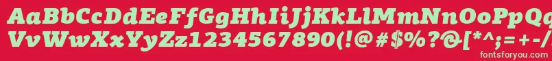 Подробнее о шрифте PfagoraslabproUltrablackitalic Шрифт PfagoraslabproUltrablackitalic – зелёные шрифты на красном фоне