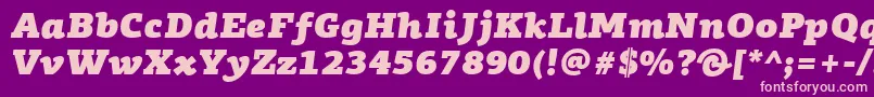 En savoir plus sur la police PfagoraslabproUltrablackitalic Police PfagoraslabproUltrablackitalic – polices roses sur fond violet