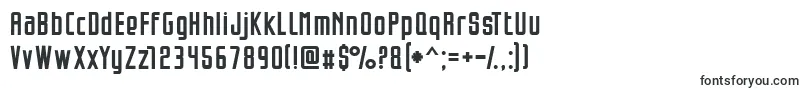 Opeln2001Szeroki Font – Fonts for KOMPAS-3D