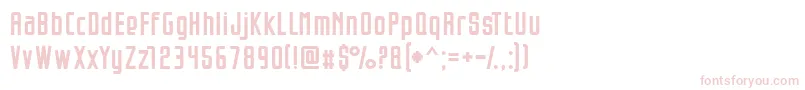 Opeln2001Szeroki Font – Pink Fonts on White Background