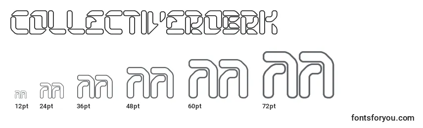 CollectiveRoBrk Font Sizes