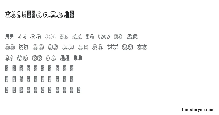 Шрифт TeubРІdcoxy2 – алфавит, цифры, специальные символы