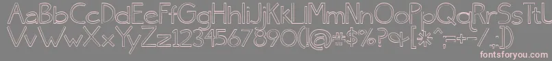 BmdSkinnyJeans Font – Pink Fonts on Gray Background