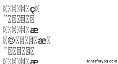 Electroharmonix font – chinese Fonts (traditional)