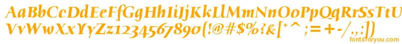 HumanaSerifItcTtBolditalic Font – Orange Fonts