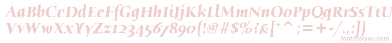 HumanaSerifItcTtBolditalic Font – Pink Fonts
