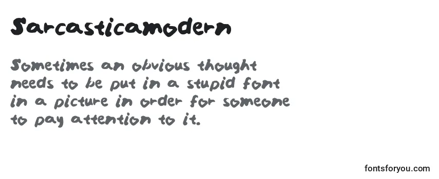 Sarcasticamodern-fontti