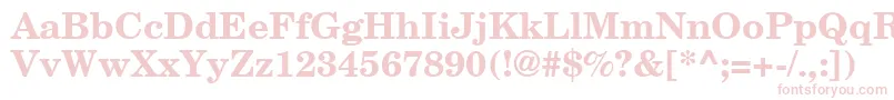 AgnewhandbookBold Font – Pink Fonts on White Background