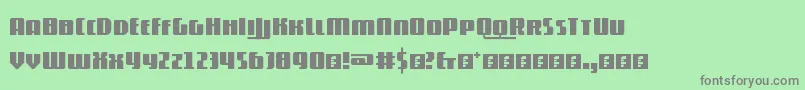 5contrastio Font – Gray Fonts on Green Background