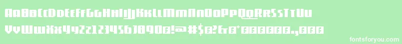 5contrastio Font – White Fonts on Green Background