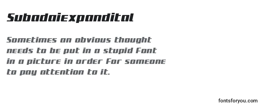 subadaiexpandital, subadaiexpandital font, download the subadaiexpandital font, download the subadaiexpandital font for free