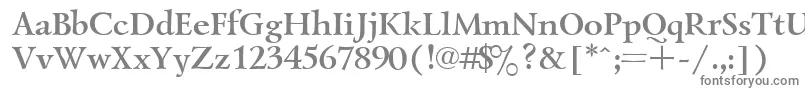 フォントUkrainianlazurskiBold – 白い背景に灰色の文字