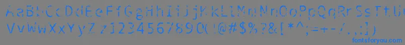 Подробнее о шрифте Phantomime Шрифт Phantomime – синие шрифты на сером фоне