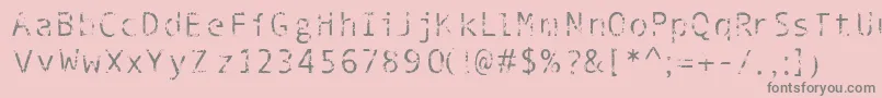 More about Phantomime Font Phantomime Font – Gray Fonts on Pink Background