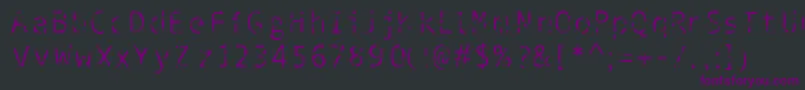Подробнее о шрифте Phantomime Шрифт Phantomime – фиолетовые шрифты на чёрном фоне