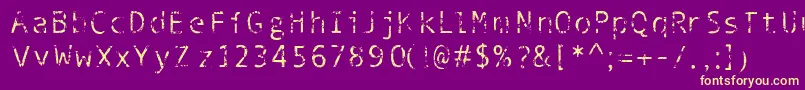 Lisätietoja Phantomime-fontista Phantomime-fontti – keltaiset fontit violetilla taustalla