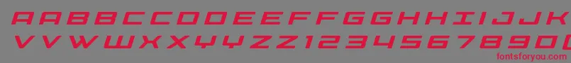 Fonte Phoeniciatitleital – fontes vermelhas em um fundo cinza