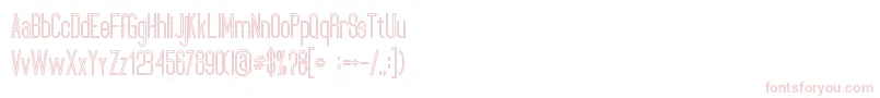 fuente UltimatumBoldLine – Fuentes Rosadas Sobre Fondo Blanco