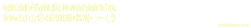 UltimatumBoldLine Font – Yellow Fonts